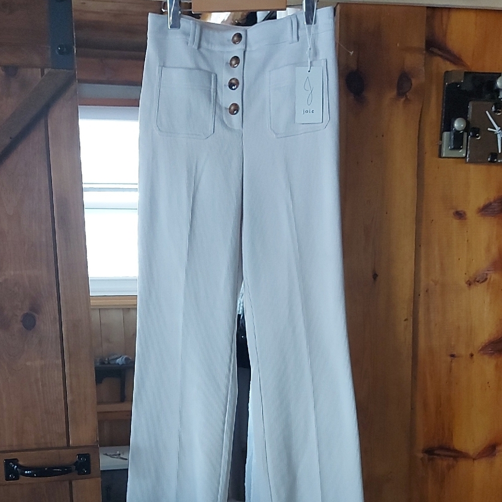 Joie White Wide Leg Pants